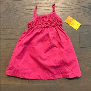 Penelope & Mack hot pink girls summer dress 24M NWT